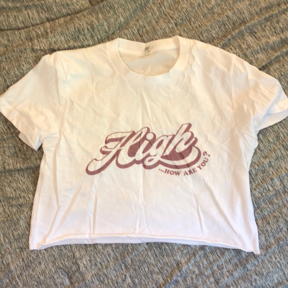 Custom screen print graphic tee